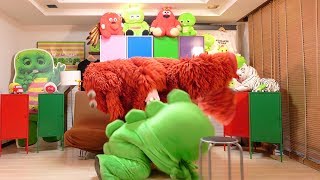 ちょっ！ガチャピン、っどわあ！！