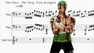 Partitura - One Piece - The Very, Very Strongest