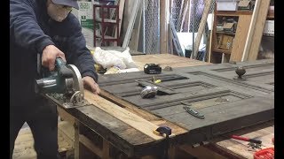 100 Year Old Door Repair