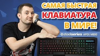 Любите Диско??? ✔ Обзор игровой клавиатуры Steelseries Apex M800!