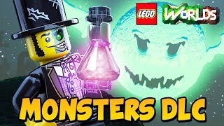 MONSTROS EM LEGO WORLDS! - LEGO Worlds | Monster Pack DLC