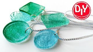 Кулончики из эпоксидной смолы с своими руками/DIY/Мастер класс/Epoxy resin jewelry