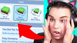 I tried The Sims 4 Tiny Living TINY Home Challenge!