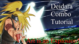 Naruto Ultimate Ninja Storm Revolution - Deidara Combo Tutorial