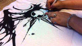 Hand painted t-shirt