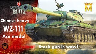 WZ-111 1-4 5200 dmg with stock gun || a bit OP