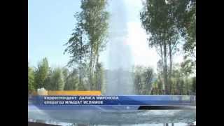 В городском парке запустили в работу новый фонтан