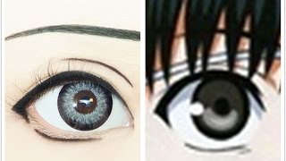 Kaneki Ken | Tutorial : Anime Eye Makeup 151