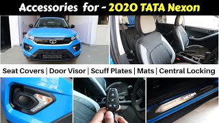 2020 Tata Nexon BS6 Accessories | Tata Nexon XE (Base Variant) Modified | First on Youtube