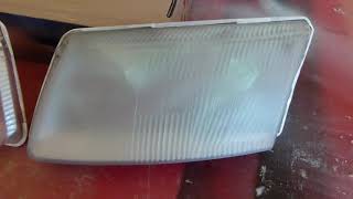 Полировка, реставрация фар VW Passat B5.