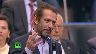 30 января 2018 года. Владимир Машков на встрече В. Путиным с доверенными лицами