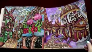 Обзор раскраски антистресс "Магия городов". The Magical city coloring book