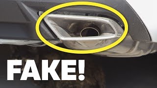 7 Fake Exhaust Pipes That Make Expensive Cars Look Cheap