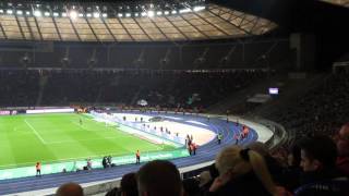 Hannover 96 Auswärtsblock feiert Tor ! ( vs Hertha BSC ) | 08.04.2016 [1080p/HD]