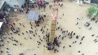 Taziya | Drone View | 10 Muharram | Nowgawan Sadat Amroha UP | Nowgawan Sadat Azadari 2019