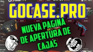 NUEVA PAGINA DE APERTURA DE CAJAS DE SKINS DEL CSGO ¡¡ GOCASE.PRO ( JUNIO 2017)