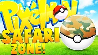 SAFARI ZONE RELEASE - Minecraft Pixelmon Adventures - Pokemon Mod | JeromeASF