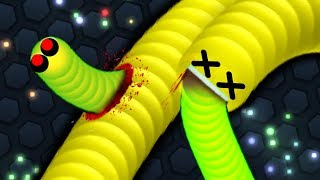 Slither.io BEST TROLLING MOMENTS OF ALL TIME! Epic Slitherio Troll Snake Gameplay
