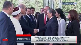 TURKIYA PREZIDENTI RASMAN KUTIB OLINDI