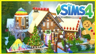 Christmas Gingerbread House  [ The Sims 4 House Building ]