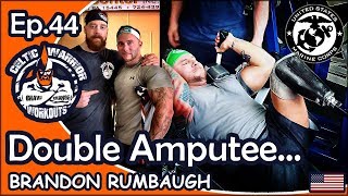 Ep.44 Double Amputee 500 Rep Back & Legs Workout...