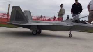 BIG Twin Turbine RC F-22 Raptor