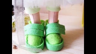 Мастер класс по созданию кедиков для кукол