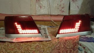 Ваз-2115.Тюнинг задних фар.Весь процесс изготовлен