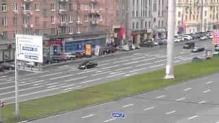 Кортеж Путина. Москва 3 сентября 2012 г.