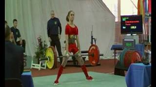 Анна Синельникова, тяга 155 кг, ЧУ 2010