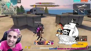 ELGATO DA BOOYAH COM P4$TOLA DE TRATAMENTO, CAPITAO MARULHO M4RR4 PRA MINA E MANDA RECADO PRA GARENA