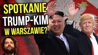Donald Trump USA i Kim Dzong Un KRLD Spotkanie w Warszawie w Polsce - Komentator