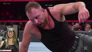 WWE Raw 12/31/18 Dean Ambrose vs Apollo Crew IC Title
