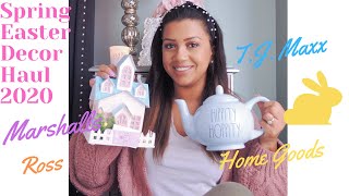 SPRING EASTER DECOR HAUL 2020 Rae Dunn, Tj Maxx, HomeGoods, Marshalls, Ross Farmhouse Style
