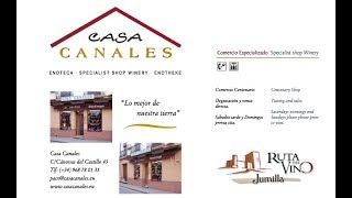 Vinotecas en Jumilla Casa Canales