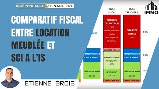 Comparatif fiscal entre location meublée et SCI à l'IS
