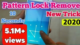How To UnLock Pattern Lock On Android 2019 !! New Trick without data loss