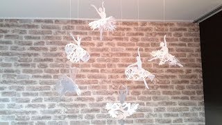 КАК СДЕЛАТЬ СНЕЖИНКУ БАЛЕРИНКУ ?..HOW TO MAKE THE BALERIN SNOW