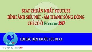 Lời Bác dặn trước lúc đi xa | Karaoke HD | Beat gốc