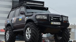 Toyota Land Cruiser on the axles volvo c303 wheel 42"