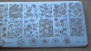 Заказ с BornPrettyStore - лак, фольга, плитка BPL-029