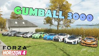GUMBALL 3000 Rally Recreation | Forza Horizon 4