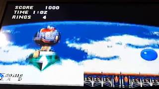 Sonic Jam - Sonic and Knuckles final boss - Sega saturn