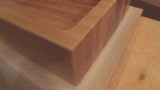 Как выглядит раковина из дерева Ясень. Wood Sinc