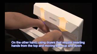 Сушилка для рук Jet towel. Очень проста в использовании.