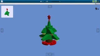 Как сделать мини новогоднюю ёлку из Lego [Верися #1] / How to make a mini Christmas tree out of Lego