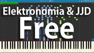 Elektronomia & JJD - Free | Synthesia Piano Cover