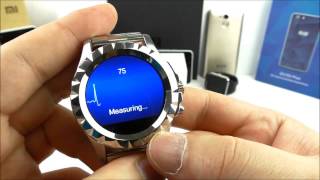 NO 1 SUN S2 Metal Smartwatch, 1.22 Round Display, MTK6260, Heart Rate Monitor