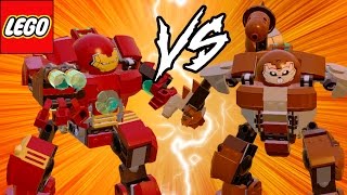 LEGO Marvel Vingadores (Avengers) Hulkbuster VS Esquilobuster em Briga de Herois #33