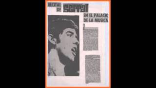 Joan Manuel Serrat el seu primer Palau de la Música 1-4-1967